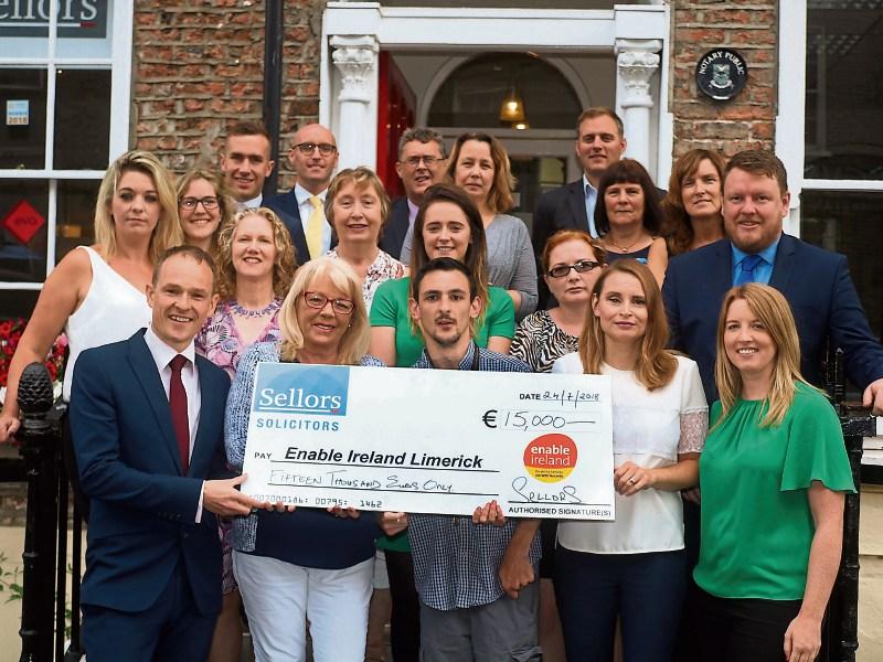 Limerick solicitors’ firm shows sensory side by raising €15k for charity