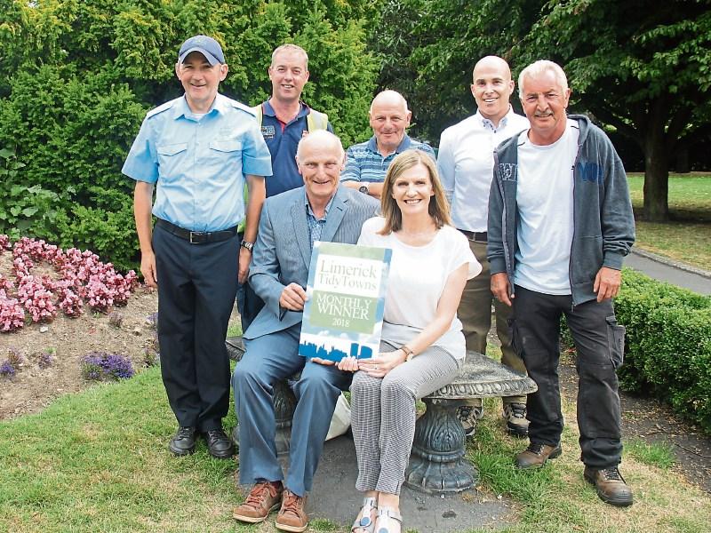 Parks department honoured by Limerick City Tidy Towns