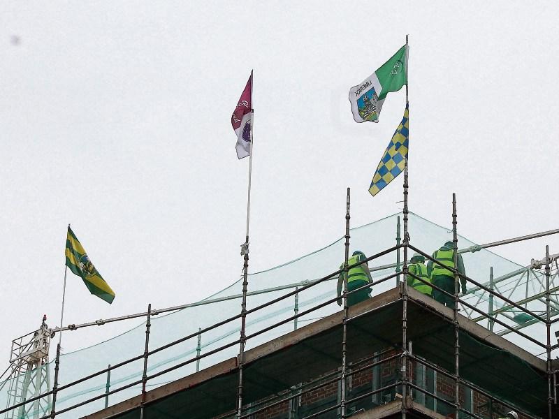 WATCH:GAA flags fly high on Limerick's Gardens International ahead of All Ireland final