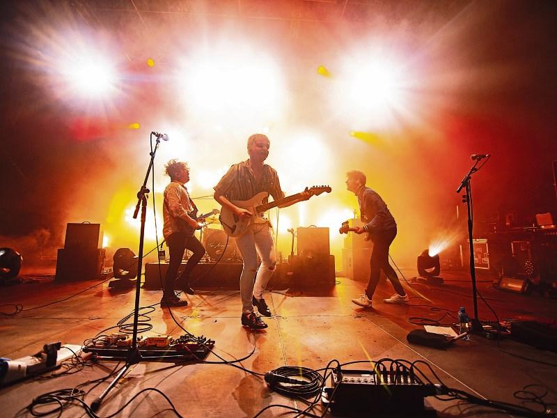The Academic on stage at their recent sold-out Iveagh Gardens concert