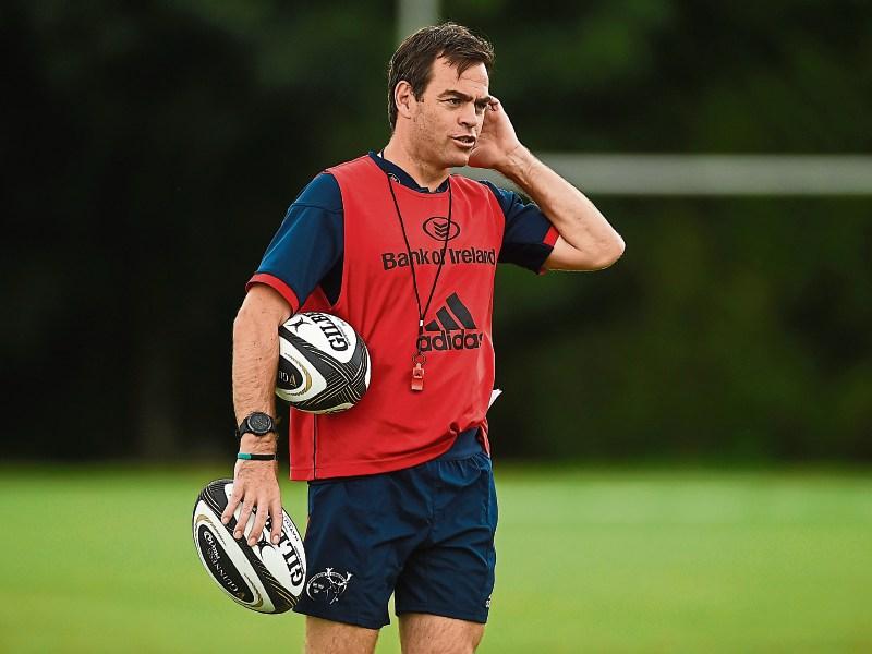 Johann van Graan says Munster to see less of Ireland stars this season