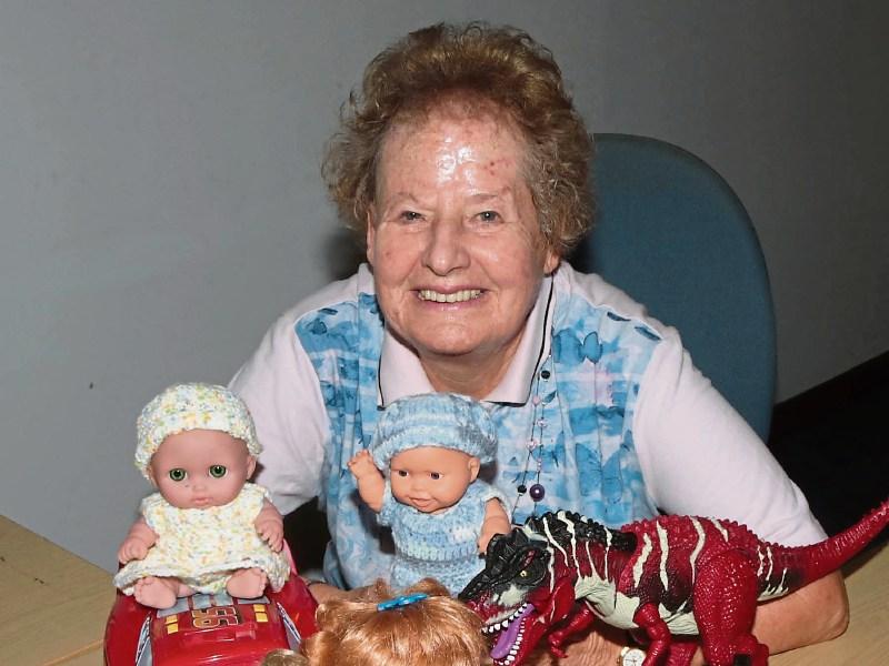 Sigi Murrihy with a collection of some of her toys Picture: Michael Cowhey