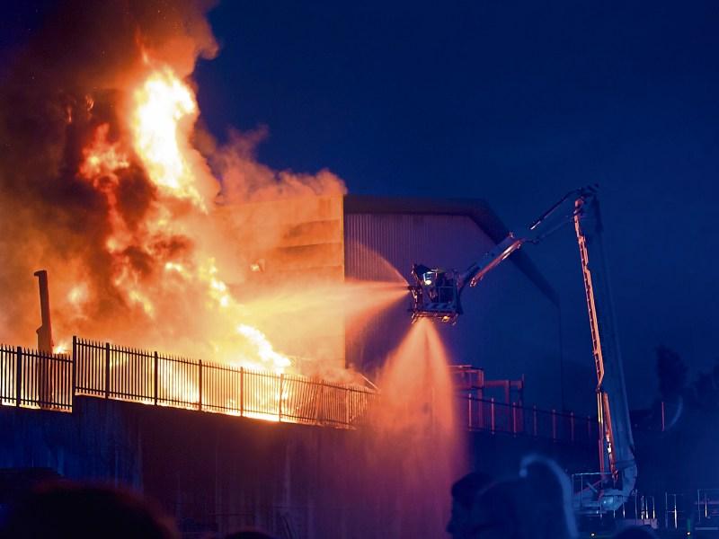 Limerick Fire Service crew spend 10 hours tackling flames at recycling plant