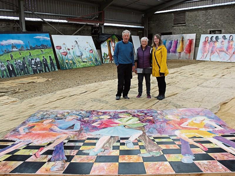 Brushing up for Electic Picnic: Barbara, Clare and Leslie Hartigan’s artistic talents will be on display this weekend in Stradbally