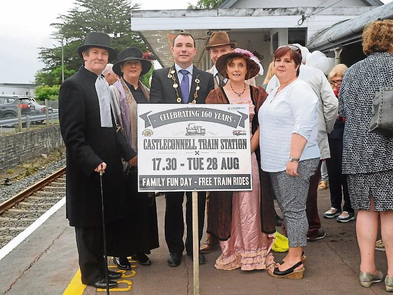 Mayor James Collins with Castleconnell Tidy Town members John and Linda Hardiman, Mike and Margaret Freeney and Pauline Bradshaw Picture: Gareth Williams / Press 22