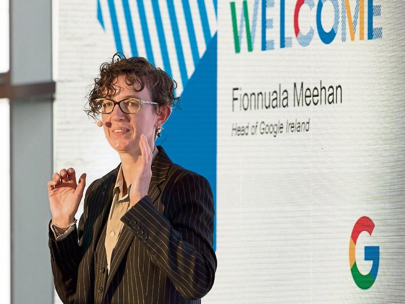 Benefits: The head of Google Ireland Fionnuala Meehan Picture: Don Moloney