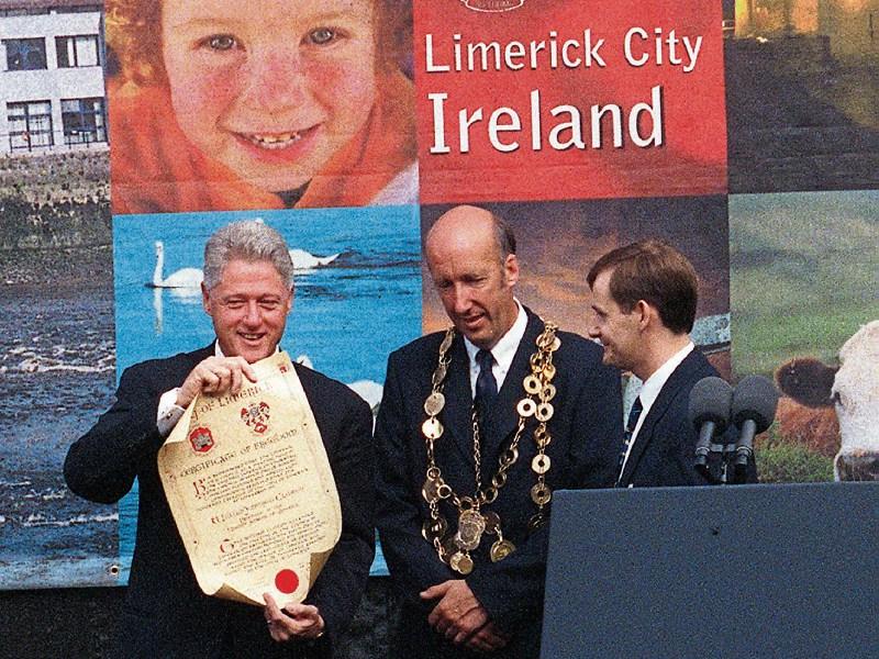Bill's big trip to Limerick: The last visit of a serving US president was 20 years ago