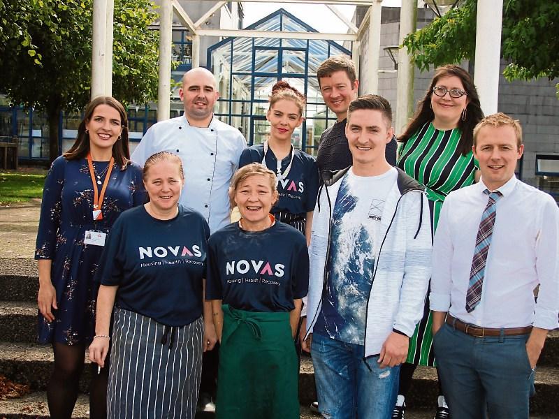 The interagency group, including Dr Patrick O’Donnell, right, Novas and Ana Liffey Project workers, at City Hall