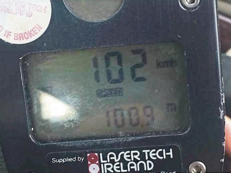 Motorist caught speeding through Limerick village