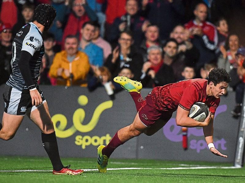 Magnificent seven for Munster as Ospreys put to the sword in Pro14