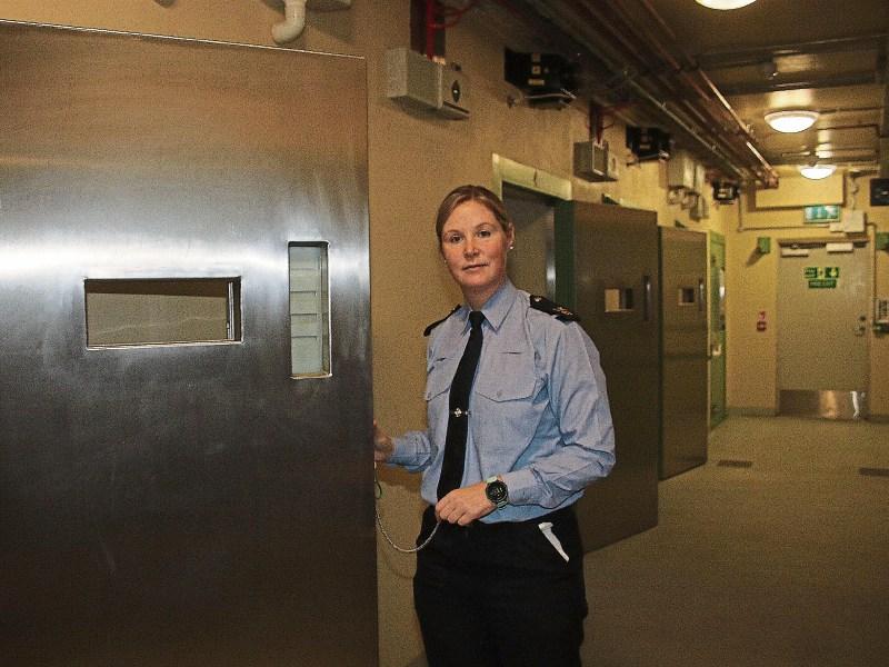 Sgt Michaela Moloney in the custody suite at Henry Street 