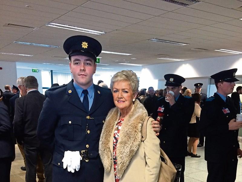 Ann McCabe with her grandson Garda Eoin McCabe on graduation from Templemore
