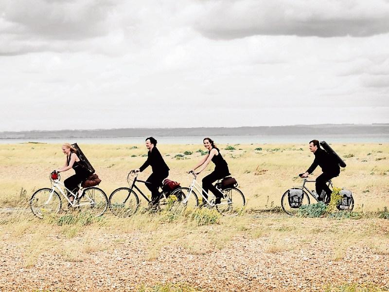 The Navarra Quartet are racing in to perform at the Belltable