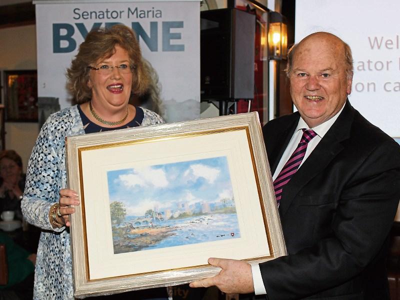 Deputy Michael Noonan fully endorsed Sen Maria Byrne to take his Dail seat in the next general election Picture: Michael Cowhey