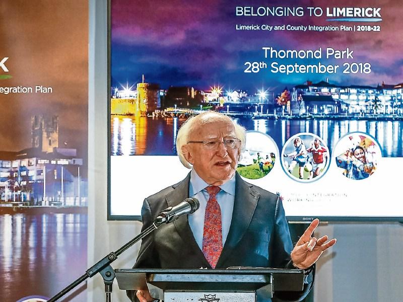 President Michael D Higgins was praised for being a ‘tireless advocate for social justice’ Picture: Keith Wiseman