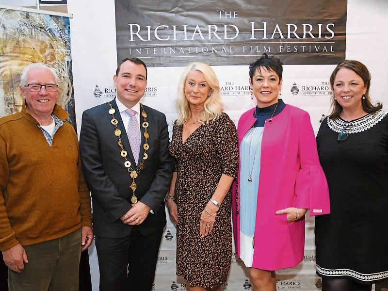 Hayman Harris, Mayor James Collins, Annemarie Harris, Eileen Collins and Sylvia Moore, RHIFF at the launch of the festival in the George Boutique Hotel Picture: Paul Mullins