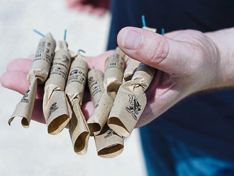 Gardai are investigating three incidents involving fireworks in the county (File Picture)