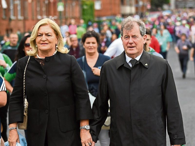 The JP McManus Charitable Foundation was established in 2001. His wife Noreen, left, is one of the directors Picture: Sportsfile