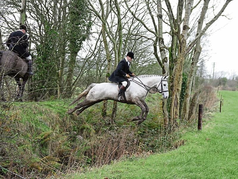 The late Joe Taylor jumping a bank in Kilross Picture: Catherine Power