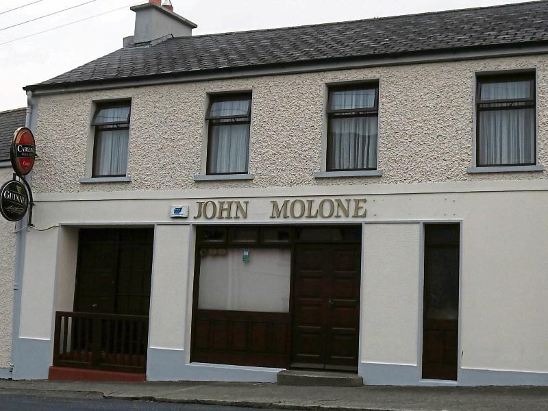 Moloney’s bar in Bruree was broken into Picture: Michael Cowhey