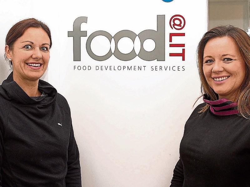 Dr Tracey Larkin PhD, left, and Agnes Bouchier Hayes, the co-founders of Food@LIT Picture Michael Cowhey