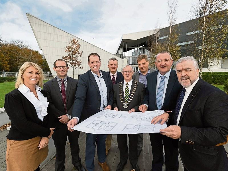 Contracts for the construction of a new social housing development in Clonlara were signed this Tuesday Picture: Eamon Ward