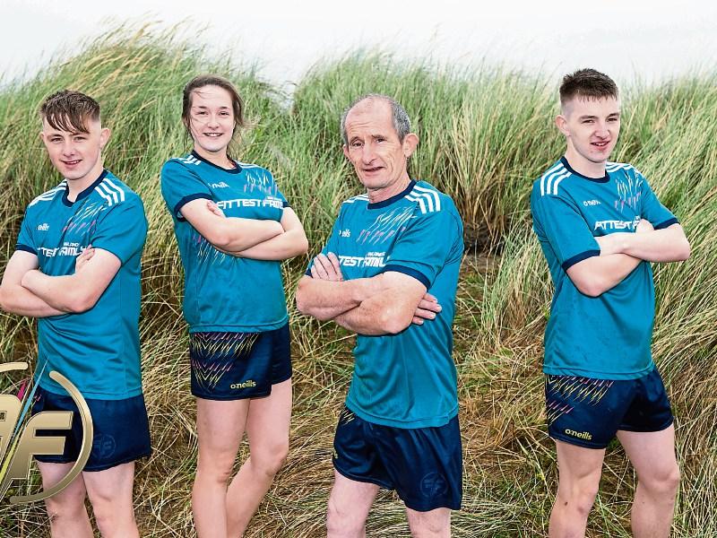 Fighting fit: GAA mad Jack, Amy, John and Ben Leonard, Cappamore 