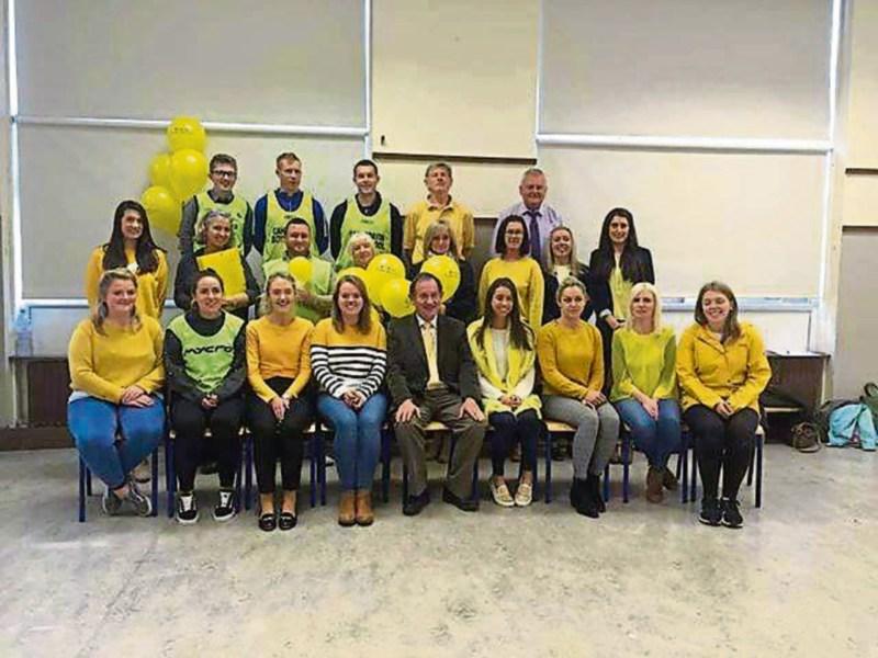 Teaching staff at Scoil Chríost Rí in Caherdavin on their ‘Lá Buí’