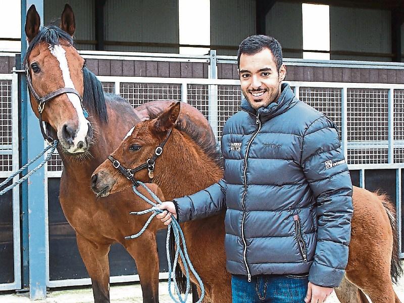Sheikh Fahad Al Thani, of Qatar Racing, in Spring Lodge, Manister in 2016. They have now bought adjoining land Picture: Michael Cowhey