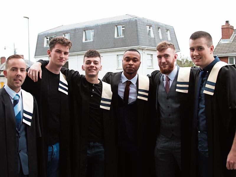 Graduates:Jamie Leahy, James Kelly, Stephen Nolan, Kevin Ehigiamen, Ronan Mangan and Aaron Curtin