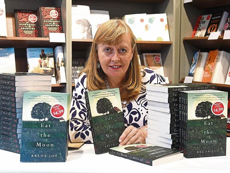 Breda Joy with her novel Eat the Moon