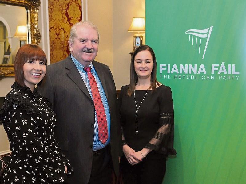Triona O'Dea, Kevin Sheahan and Bridie Collins at the selection convention