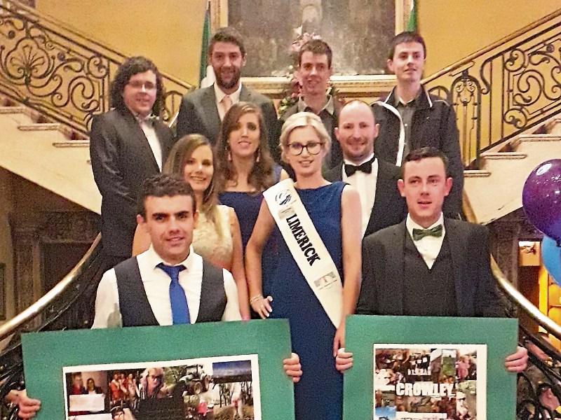 Limerick Macra supporters: Back, John Cremin, Johnny Cormican, Kieran Lynch, Darragh Lynch, Liz Mason, Jim Heffernan, Vanessa Crean, Louise Crowley, Conor O’Leary and Brian O’Shaughnessy 