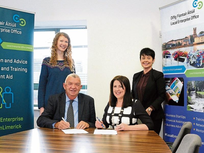 Deal: Catriona Ni Dhonnchu, Eamon Ryan, Valerie Murphy and Mary Kileen