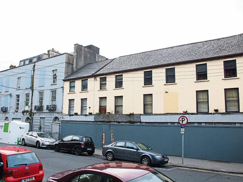 The vacant properties to be added to the Derelict Sites Register are located at 34-41 Catherine Street  Picture: Adrian Butler