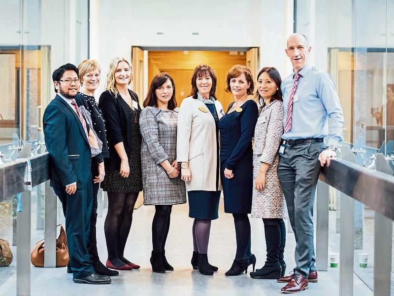 The UL Hospitals Group team attending the second annual perinatal mental health conference at UHL on Wednesday Picture: Brian Arthur