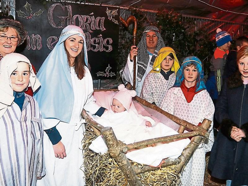 Audrey Ruttle and Ayesha O'Connor/Jones, enjoying the experience at last year’s Adare Crib