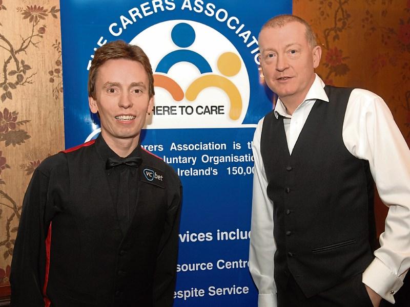 Ken Doherty and Steve Davis 