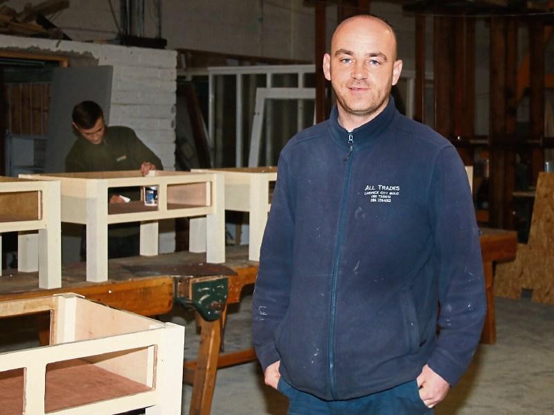 Kevin Fitzgerald, pictured at his warehouse in Limerick City Build, where he employs six people Picture: Adrian Butler