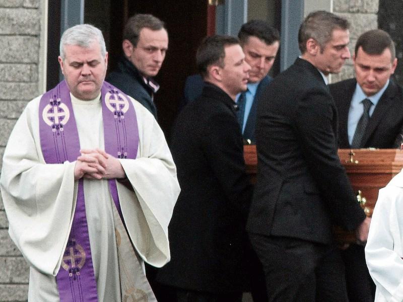 The funeral of Limerick crash victim Patryk Kacprowicz took place in St John The Baptist Church, Hospital