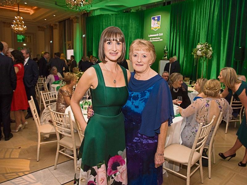 Petula Martyn with her mother Pauline at the ceremony on Sunday night