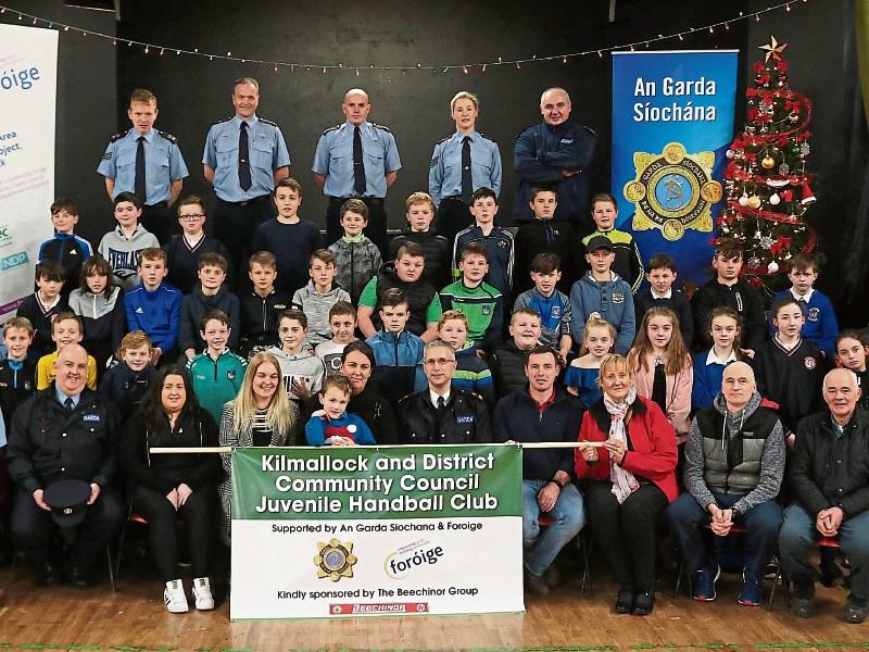 County Limerick garda started the ball rolling on new handball club