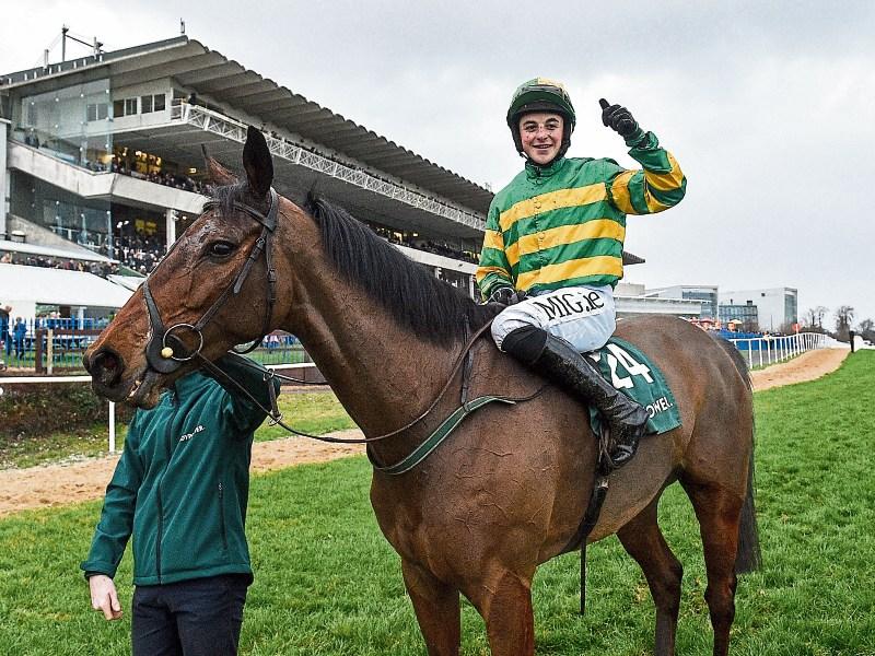WATCH: Limerick jockey scores biggest win of career in Leopardstown feature