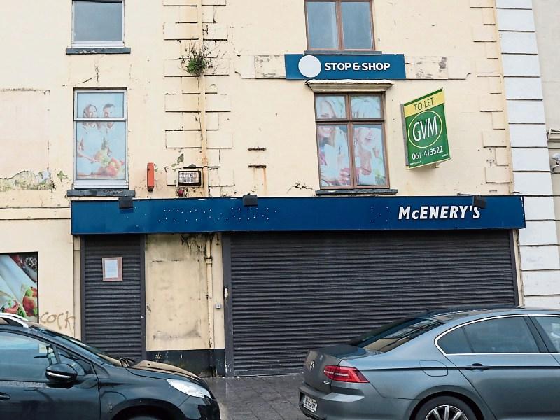 The proposal concerns the former McEnery’s shop opposite the Railway Station on Parnell Street