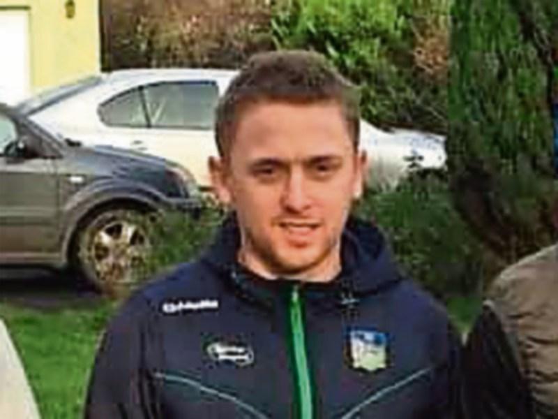 Dedicated fan Seanie Kelly and, below, the tattoo which is inked on his leg