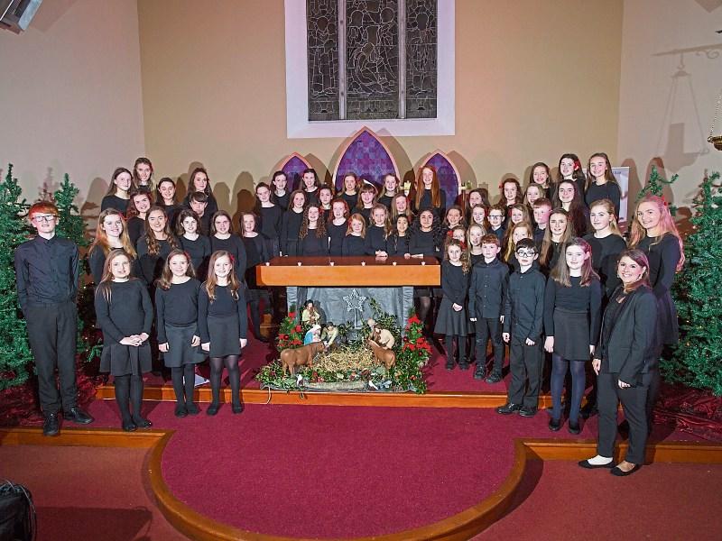 The Broadford Youth Choir pictured at their Christmas recital