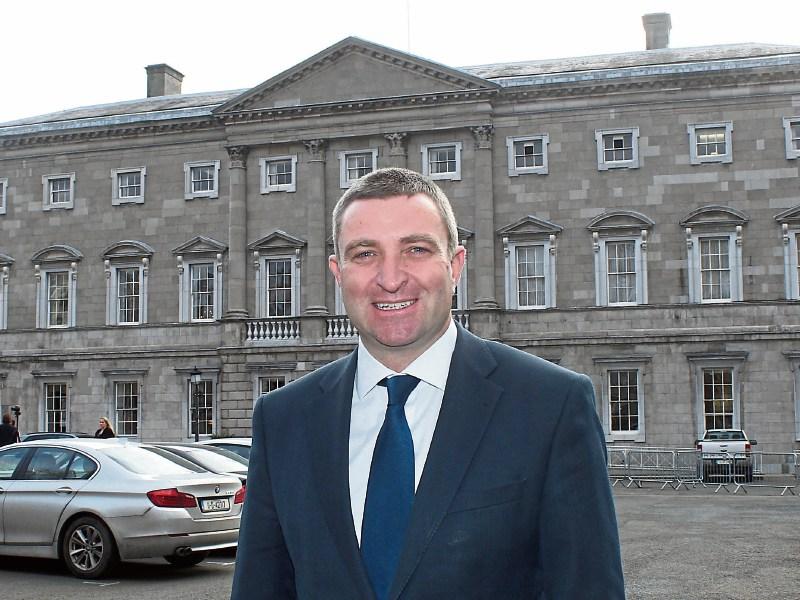Deputy Niall Collins and below, the Limerick Leader page one exposé from May 2017