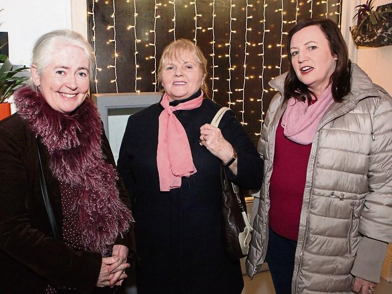 Council arts officer Sheila Deegan with Dolores’ mother Eileen O’Riordan and her daughter-in-law Helen O’Riordan at the Piano for Dolores event this week Picture: Dave Gaynor