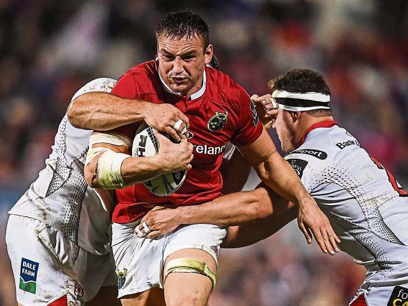 Munster's Tommy O'Donnell sidelined with shoulder injury