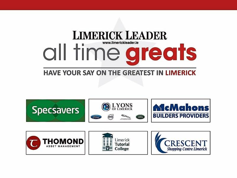 Limerick’s All Time Great - the shortlist